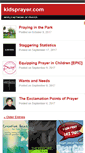 Mobile Screenshot of new.kidsprayer.com
